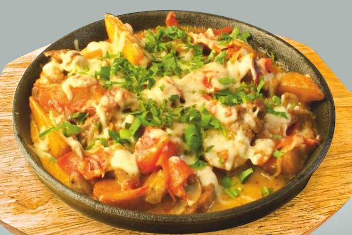 Сковородочка по-домашнему с курицей