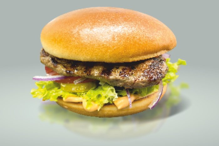 Бургер со стейком из телячьей вырезки