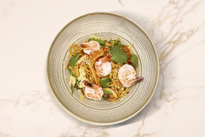 С креветкой