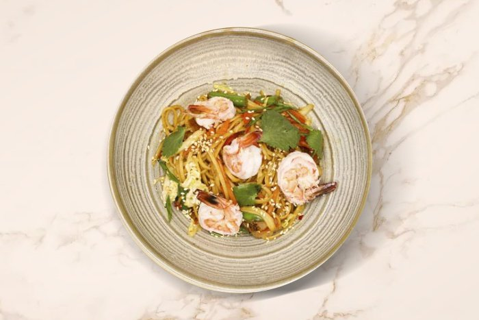 С морепродуктами