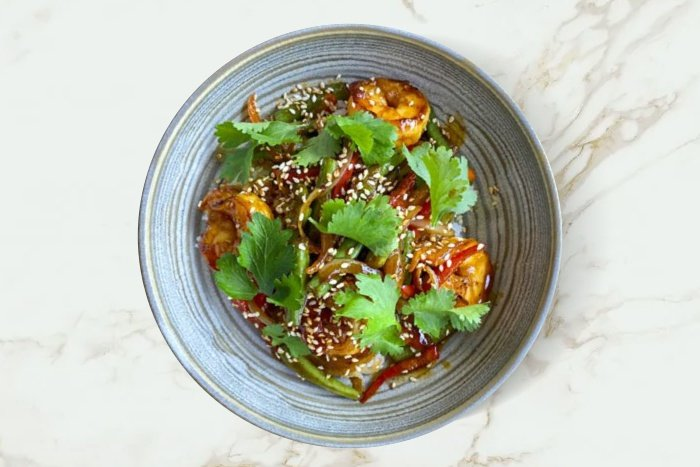 Рис с морепродуктами