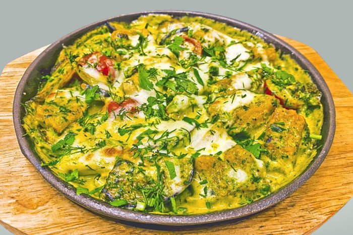 Жаркое с треской и овощами