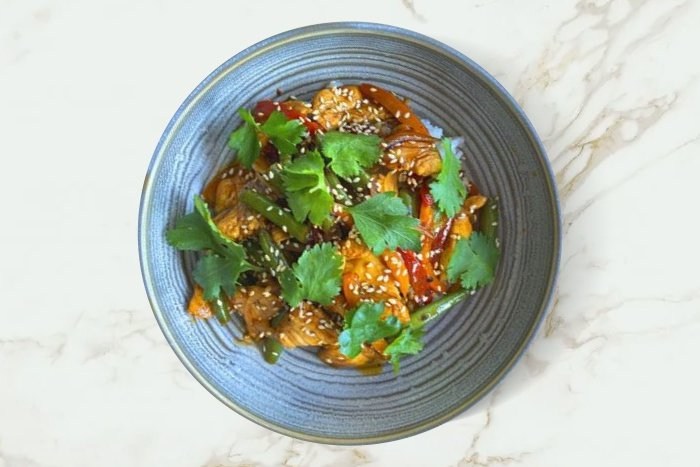 Рис с курицей