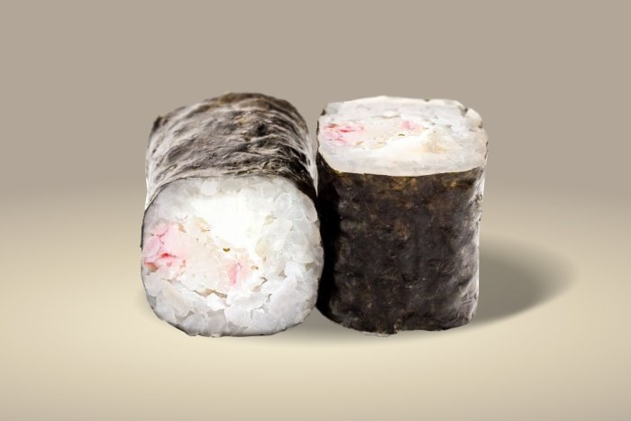 Классический ролл с крабом